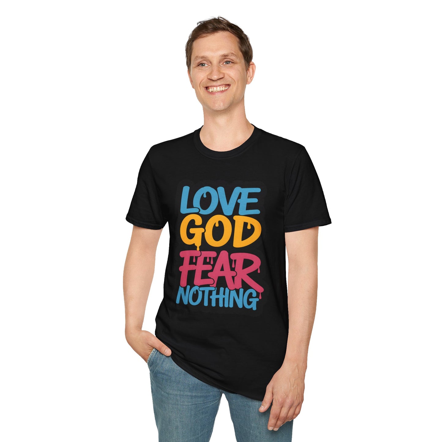 Love God Fear Nothing 90s Style T-Shirt