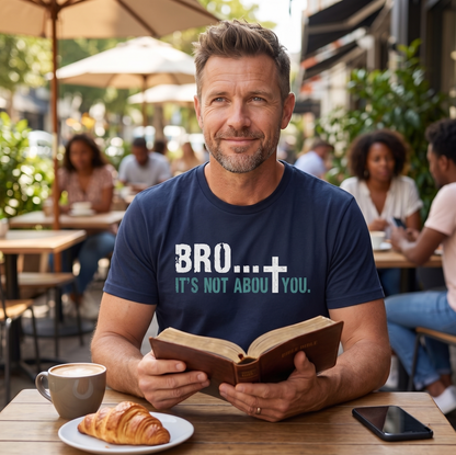 Bro It’s Not About You - Christian Men's T-Shirt