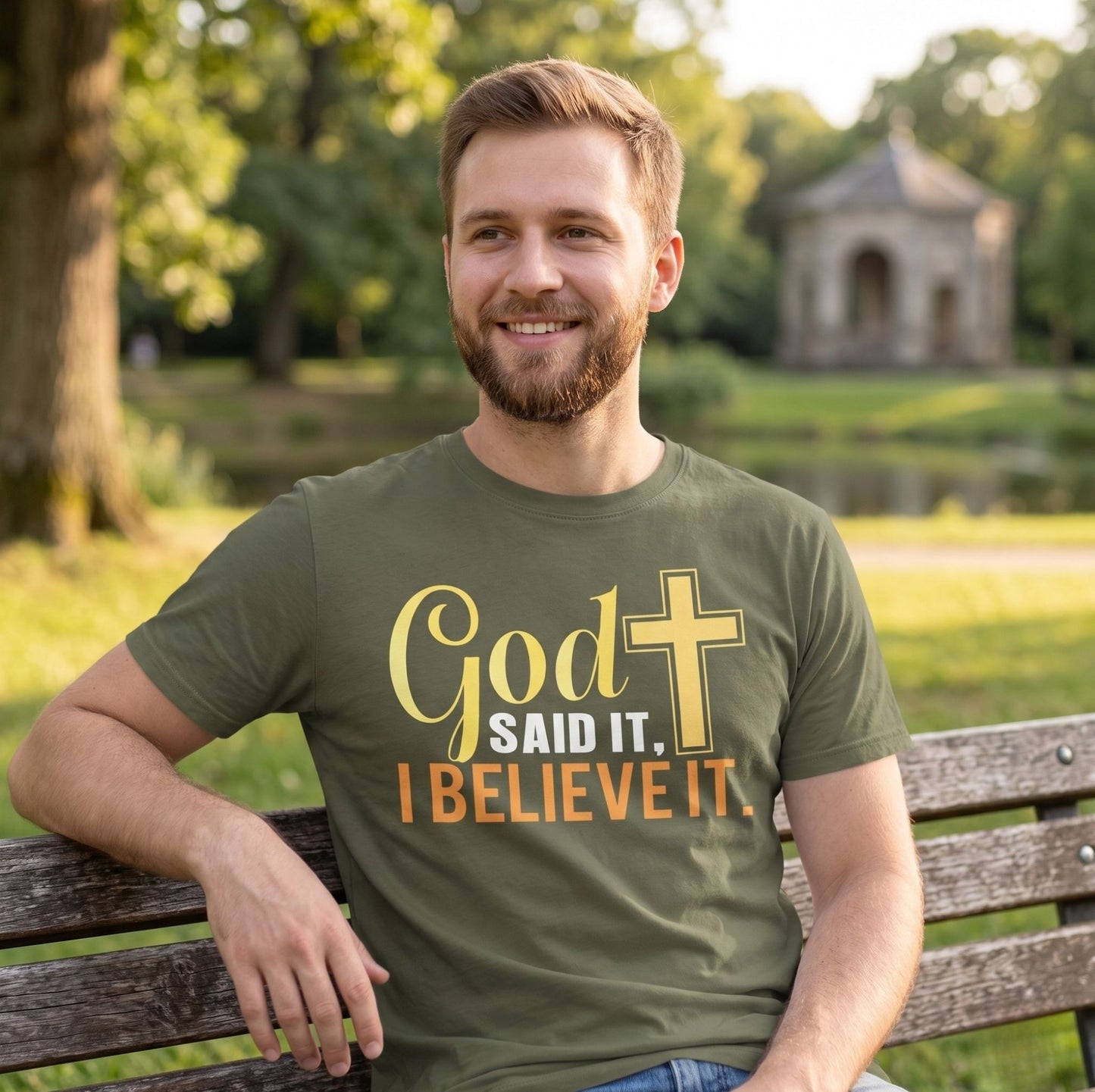God Said It, I Believe It Christian T-Shirt