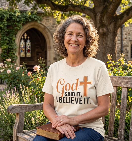 God Said It, I Believe It Christian T-Shirt