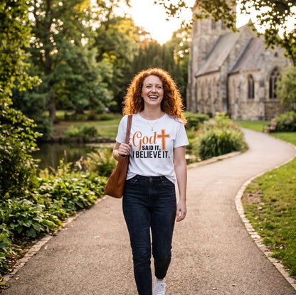 God Said It, I Believe It Christian T-Shirt