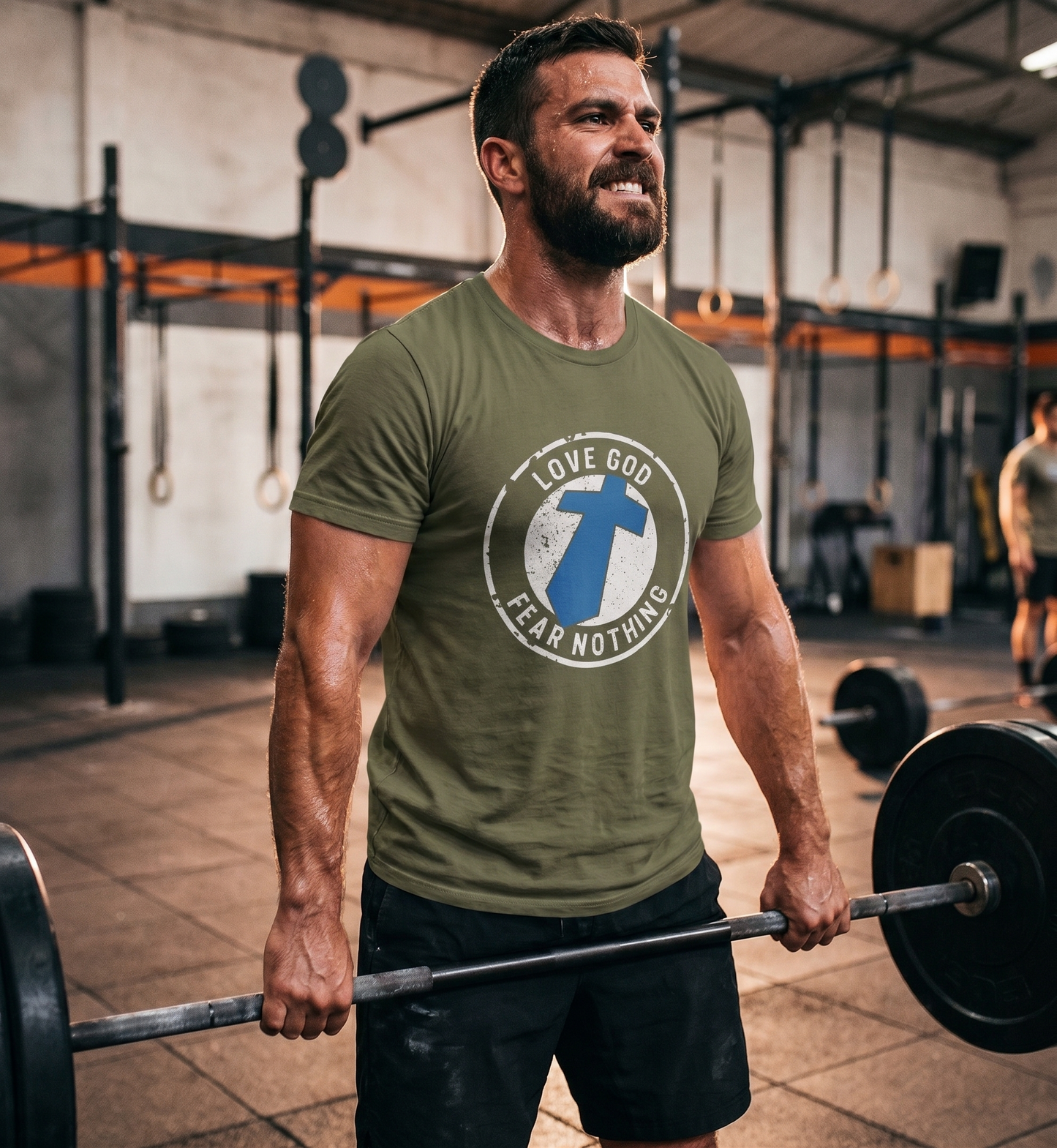 Love God Fear Nothing Faith Warrior T-Shirt