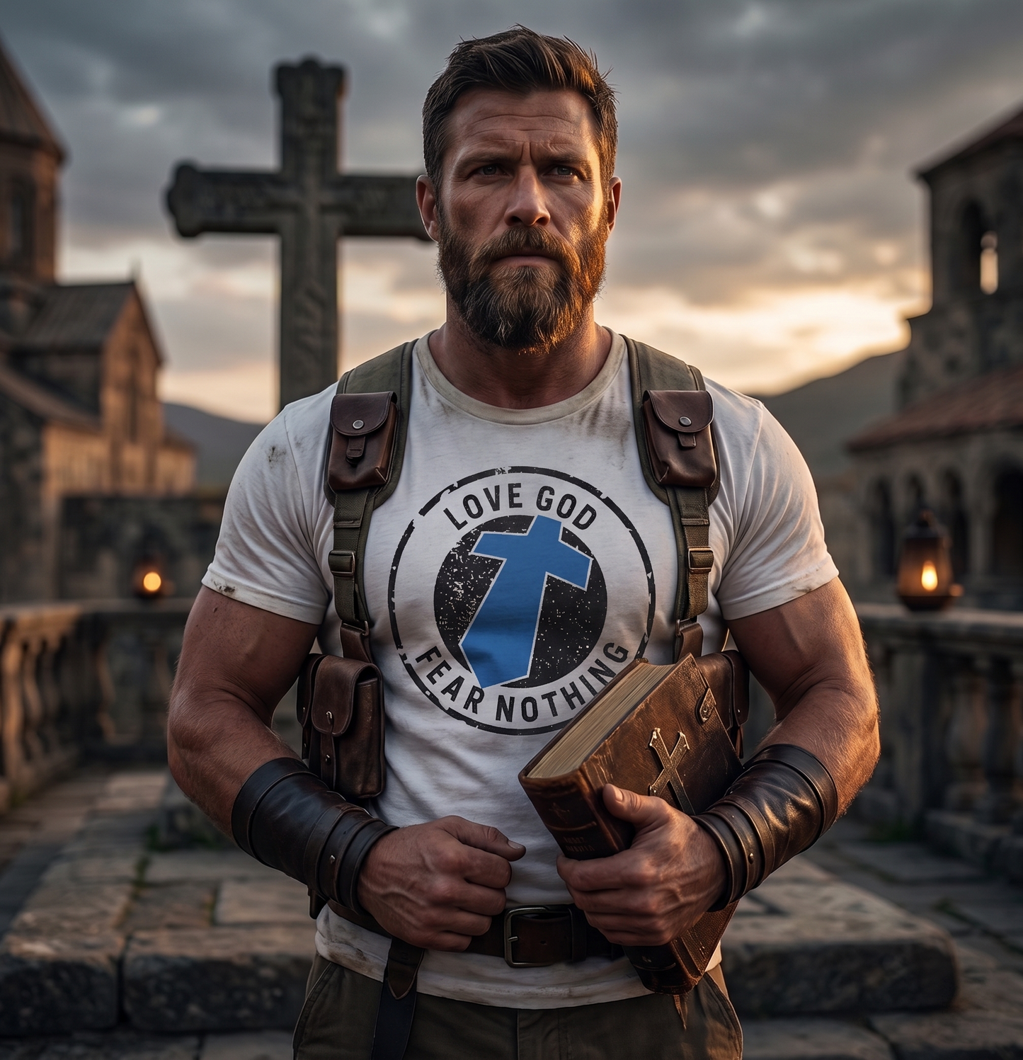 Love God Fear Nothing Faith Warrior T-Shirt